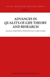 Produktbild: Advances in Quality-of-Life Theory and Research