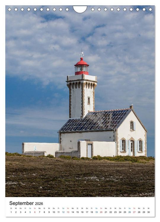 Produktbild: Phares Bretons (Wandkalender 2026 DIN A4 hoch), CALVENDO Monatskalender