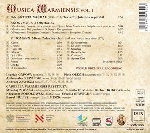 Produktbild: G pov /Rew&iexcl;nski/Zawisza/Cappella Warmiensis Rest.: Musica Wa
