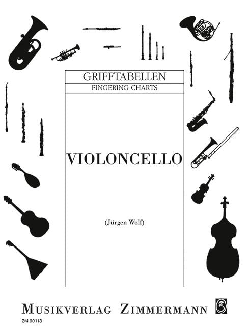 Produktbild: Grifftabelle f&uuml;r Violoncello