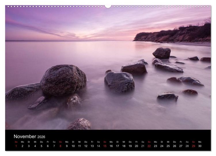 Produktbild: Ostsee erleben (hochwertiger Premium Wandkalender 2026 DIN A2 quer), Kunstdruck in Hochglanz
