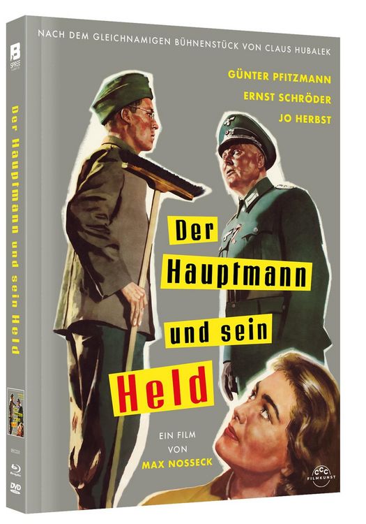 Produktbild: Der Hauptmann und sein Held - Limited Mediabook (in HD neu abgetastet, 16-seitiges Booklet, Blu-ray+DVD, auf 500 St&uuml;ck limitiert)