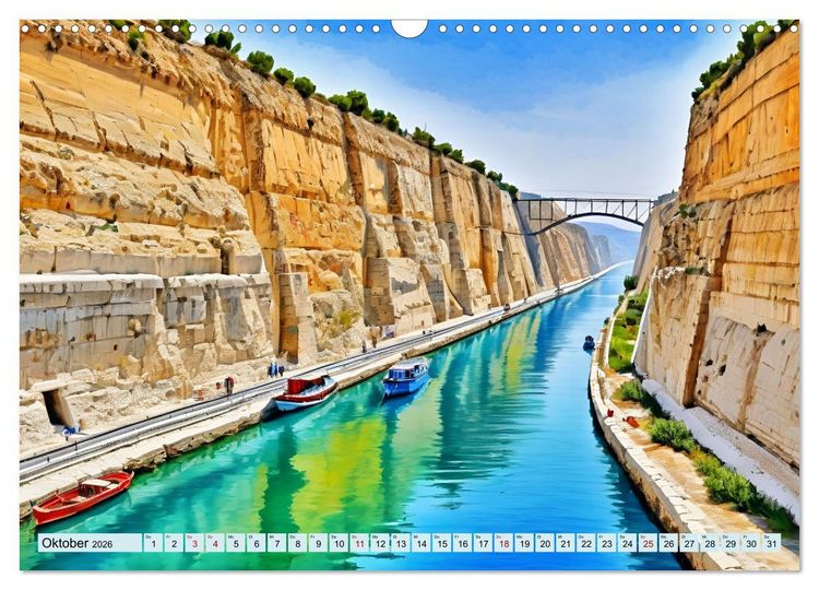 Produktbild: Kalimera Griechenland (Wandkalender 2026 DIN A3 quer), CALVENDO Monatskalender