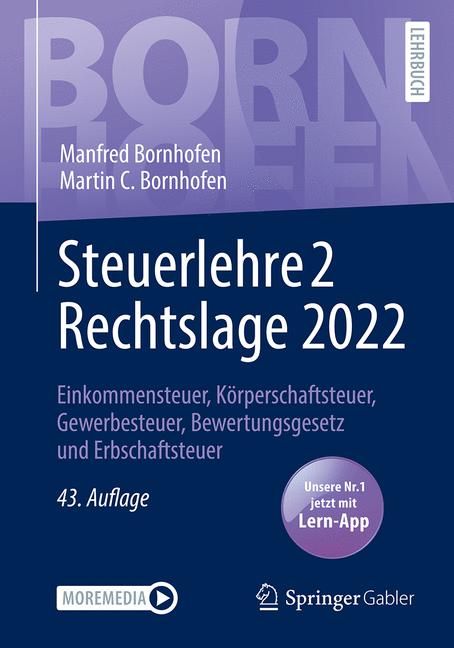 Produktbild: Steuerlehre 2 Rechtslage 2022
