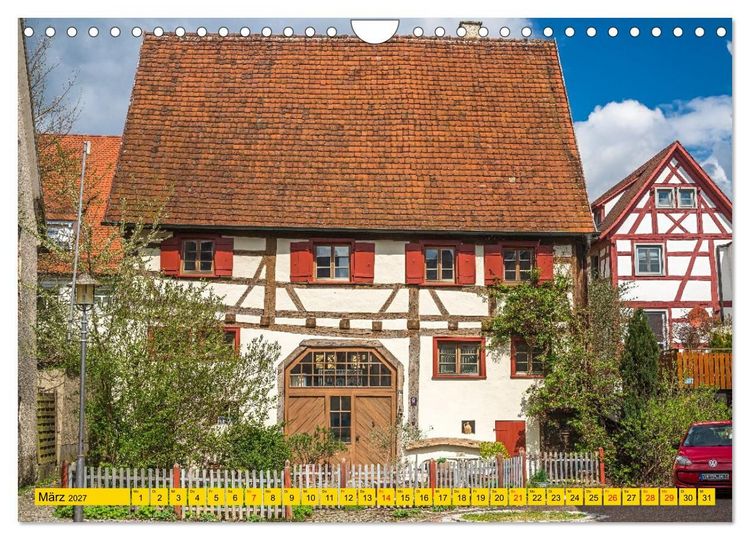 Produktbild: Scheer - Keinstadt im Naturpark Obere Donau (Wandkalender 2027 DIN A4 quer), CALVENDO Monatskalender