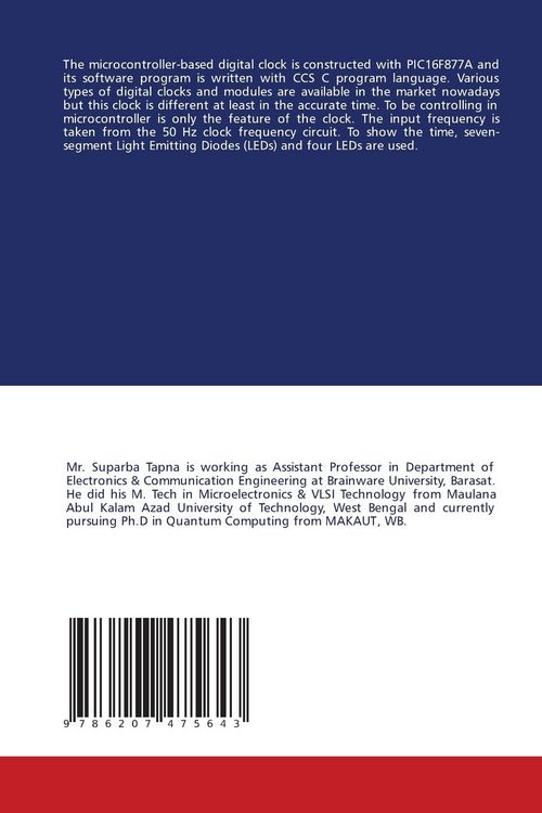 Produktbild: An Overview of Digital Clock with 8051 Microcontroller