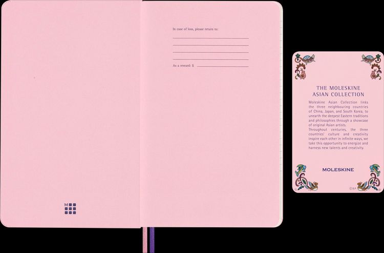 Produktbild: Moleskine Sakura Notizbuch, Large/A5, Liniert, Fester Einband