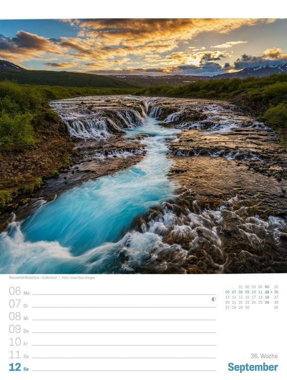 Produktbild: Island Wochenplaner Kalender 2027 | Die Insel aus Feuer und Eis