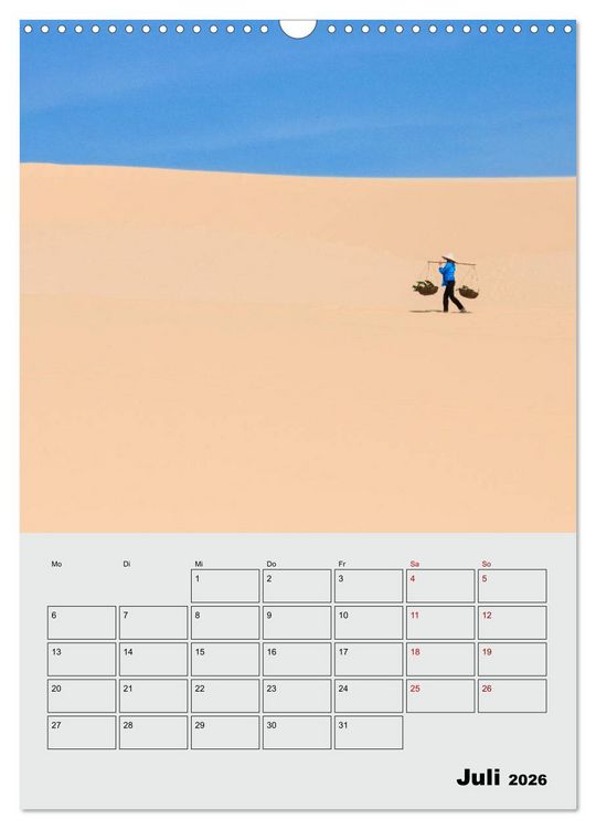 Produktbild: VIETNAM - Mein Urlaubsplaner (Wandkalender 2026 DIN A3 hoch), CALVENDO Monatskalender