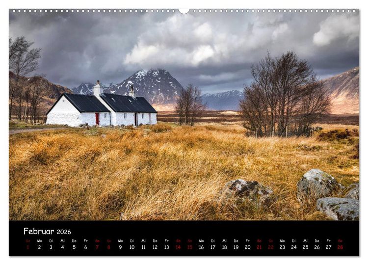Produktbild: Schottland zum Verlieben (hochwertiger Premium Wandkalender 2026 DIN A2 quer), Kunstdruck in Hochglanz
