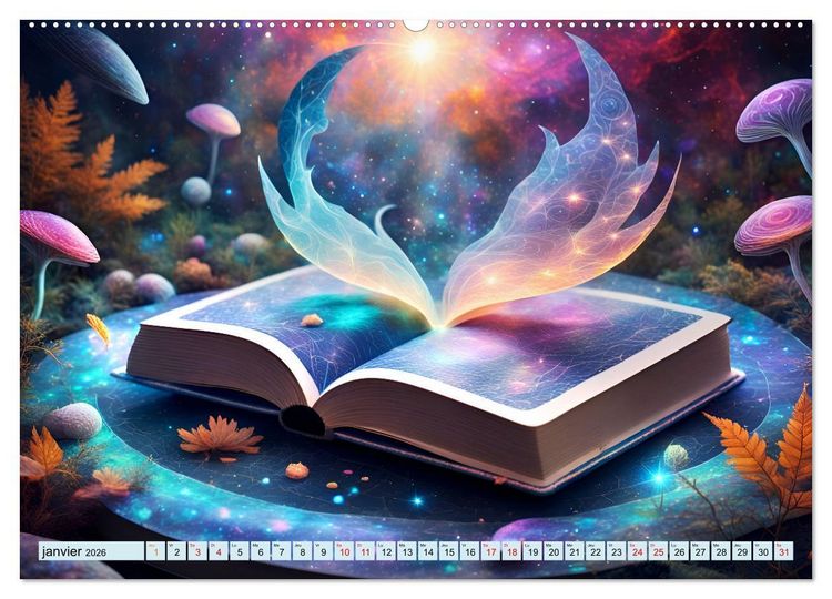 Produktbild: Univers magique (Calendrier mural 2026 DIN A2 vertical), CALVENDO calendrier mensuel