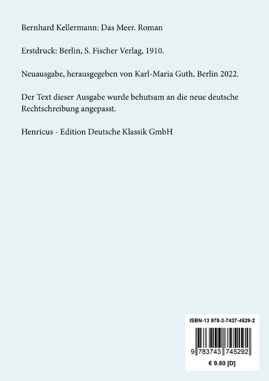 Produktbild: Das Meer