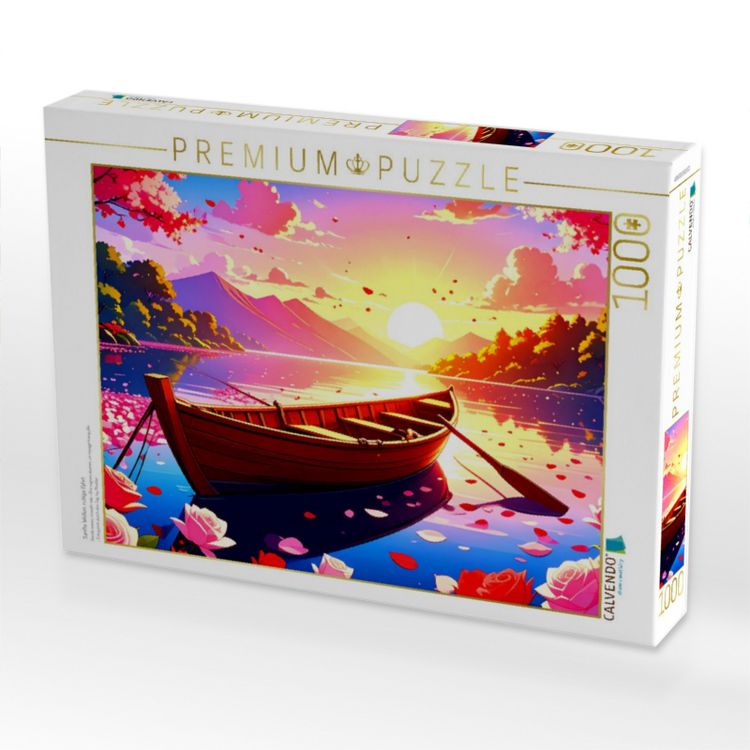 Produktbild: CALVENDO Puzzle Sanfte Wellen, ruhige Fahrt | 1000 Teile Lege-Gr&ouml;&szlig;e 64x48cm Foto-Puzzle f&uuml;r gl&uuml;ckliche Stunden
