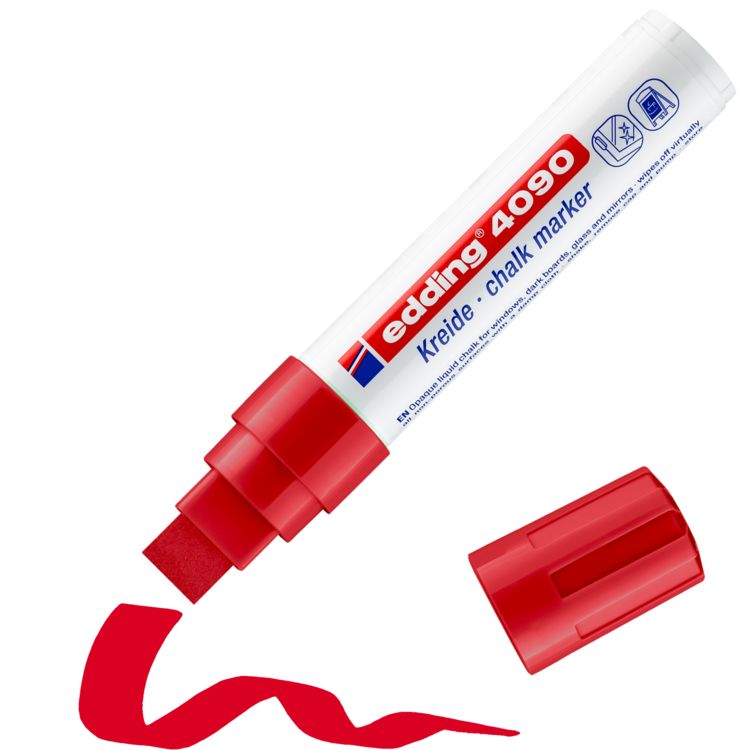 Produktbild: EDDING&reg; Kreide Marker 4090, rot