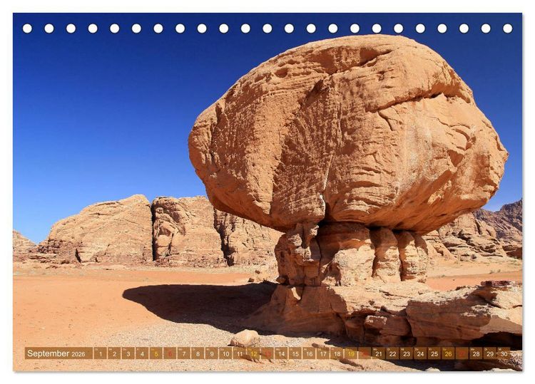 Produktbild: Jordanien - Ein Land der Superlative (Tischkalender 2026 DIN A5 quer), CALVENDO Monatskalender