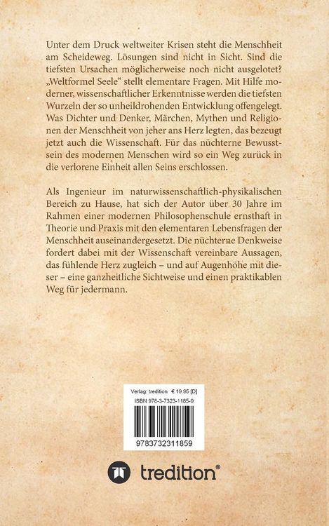 Produktbild: Weltformel Seele