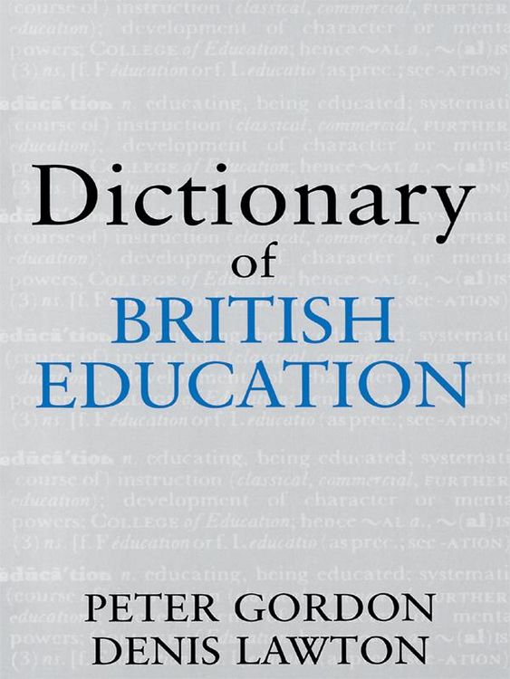 Produktbild: Dictionary of British Education