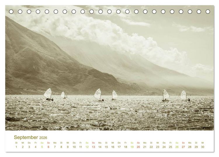 Produktbild: GARDASEE - das Nordufer (Tischkalender 2026 DIN A5 quer), CALVENDO Monatskalender