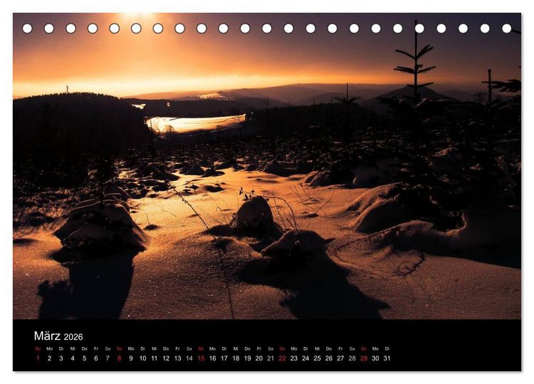 Produktbild: Winterberg - Sauerland - Eine Landschaft in Bildern (Tischkalender 2026 DIN A5 quer), CALVENDO Monatskalender