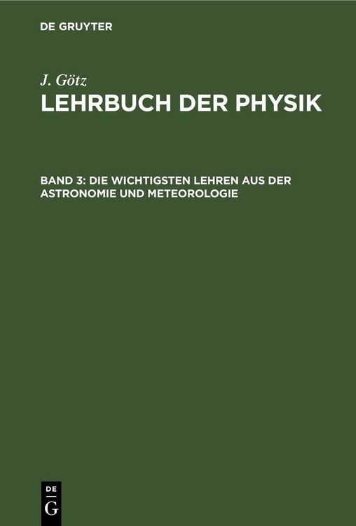 Produktbild: Die wichtigsten Lehren aus der Astronomie und Meteorologie