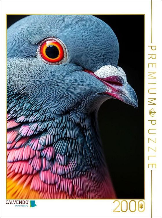 Produktbild: CALVENDO Puzzle Taube | 2000 Teile Lege-Gr&ouml;&szlig;e 90x67cm Foto-Puzzle f&uuml;r gl&uuml;ckliche Stunden