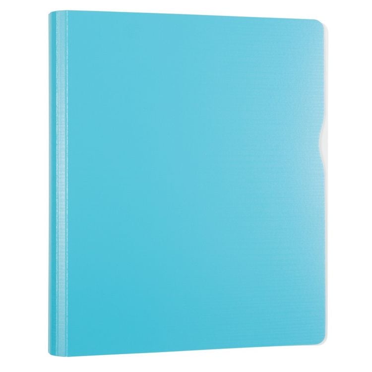 Produktbild: Idena Ringbuch mit Innentasche 2 Ringe himmelblau 40mm DIN A4