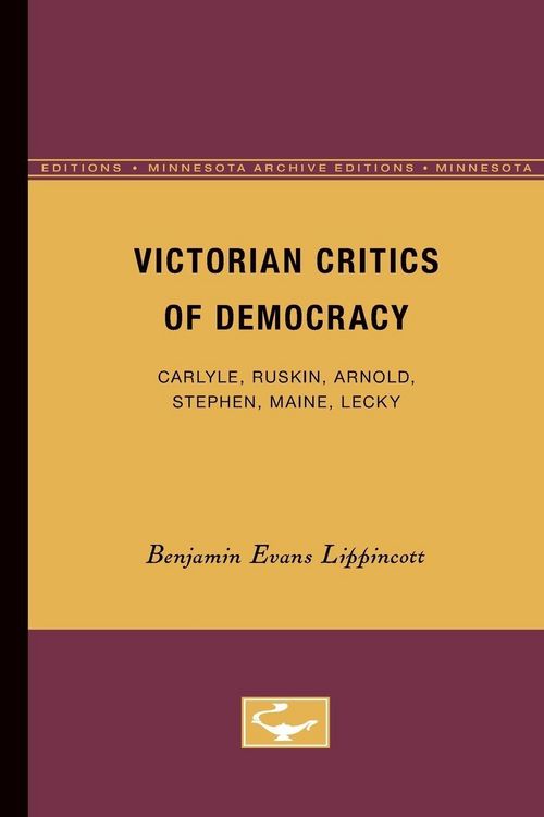Produktbild: Victorian Critics of Democracy