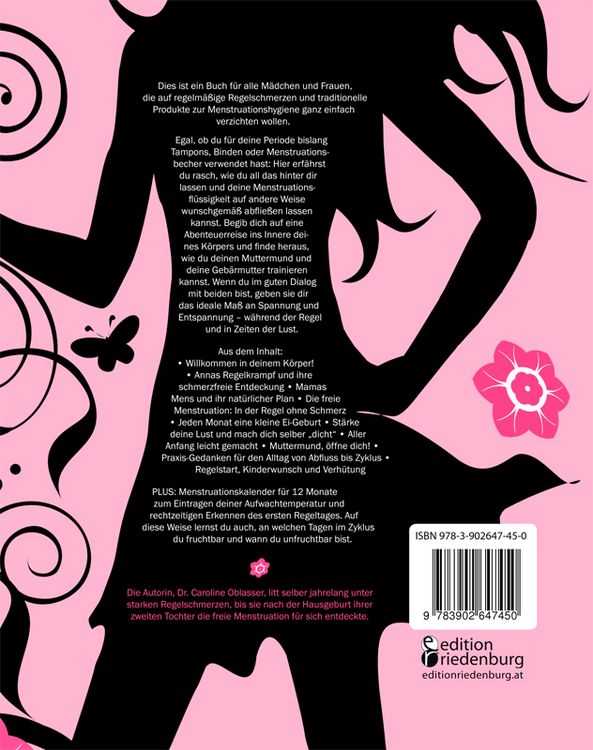 Produktbild: Regelschmerz ade! Die freie Menstruation: Methode ohne Binden, Tampons und Co
