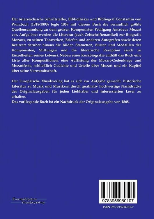 Produktbild: Das Mozart-Buch