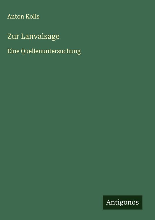 Produktbild: Zur Lanvalsage