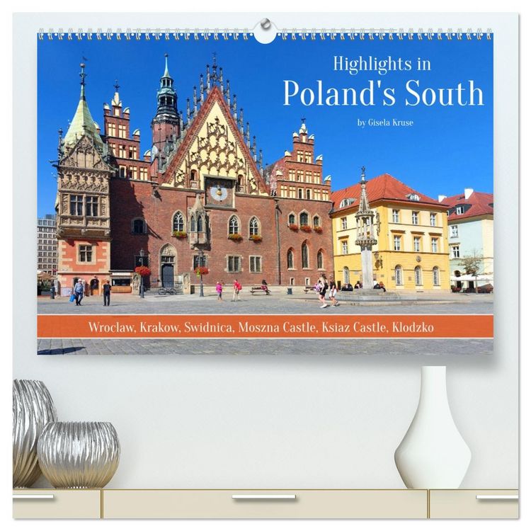 Produktbild: Highlights in Poland's South (High Quality Premium Wall Calendar 2026 DIN A2 landscape),CALVENDO 12 Month Wall Calendar