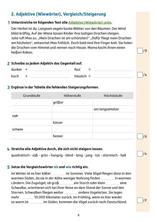 Produktbild: &Uuml;bungsheft mit Tests in Deutsch 4. Klasse