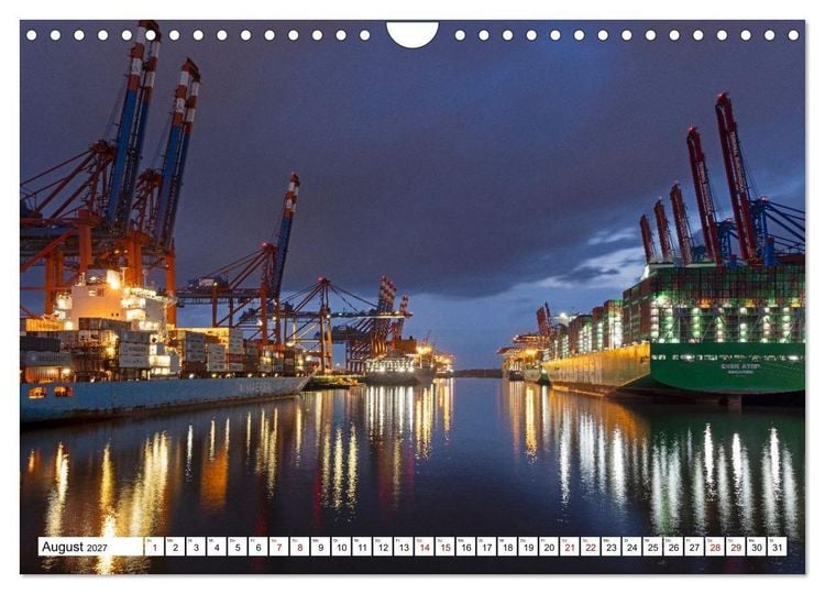 Produktbild: Hamburg - Stadt rund ums Wasser (Wandkalender 2027 DIN A4 quer), CALVENDO Monatskalender