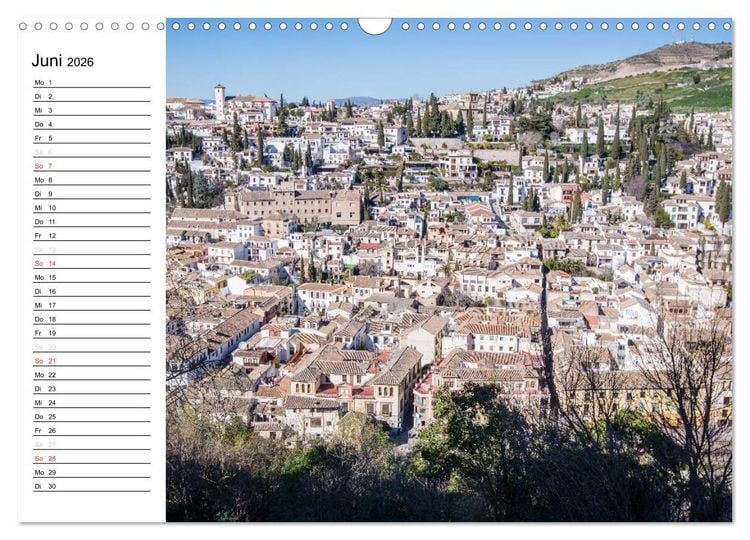 Produktbild: Andalusien (Wandkalender 2026 DIN A3 quer), CALVENDO Monatskalender