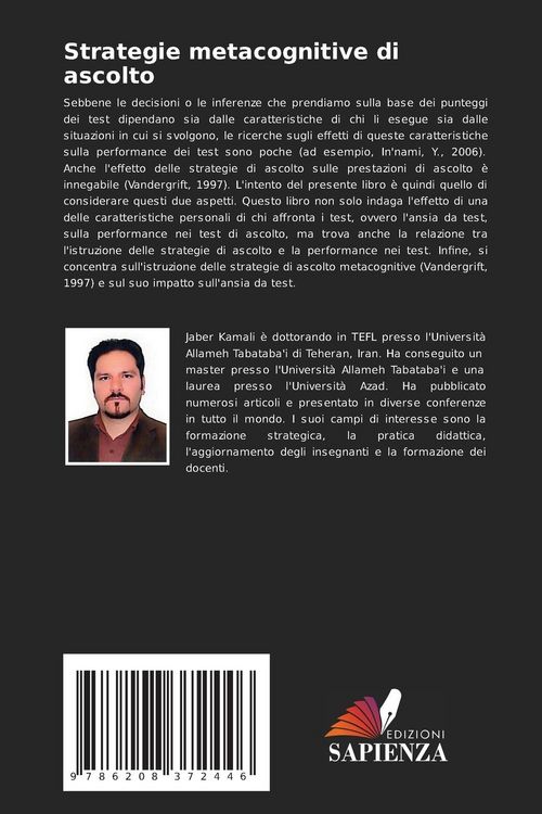 Produktbild: Strategie metacognitive di ascolto