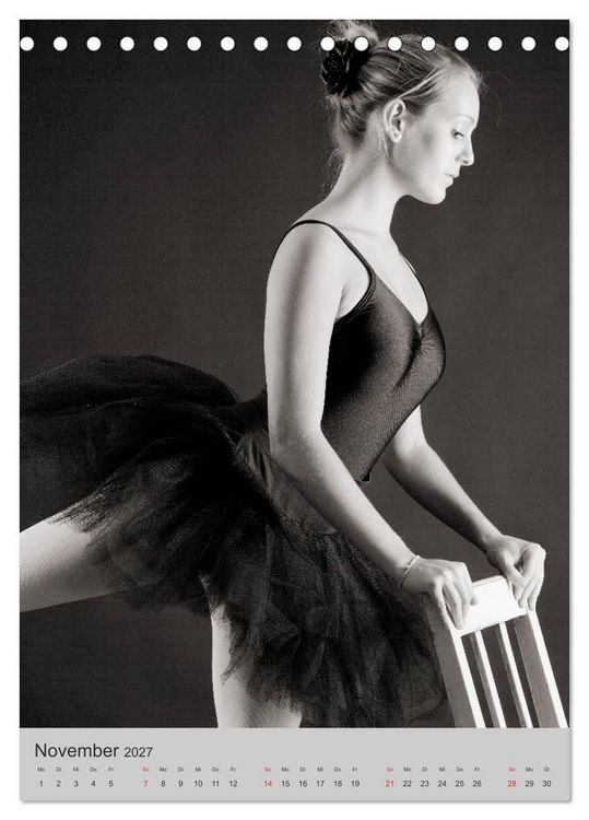 Produktbild: Ballerina (Tischkalender 2027 DIN A5 hoch), CALVENDO Monatskalender