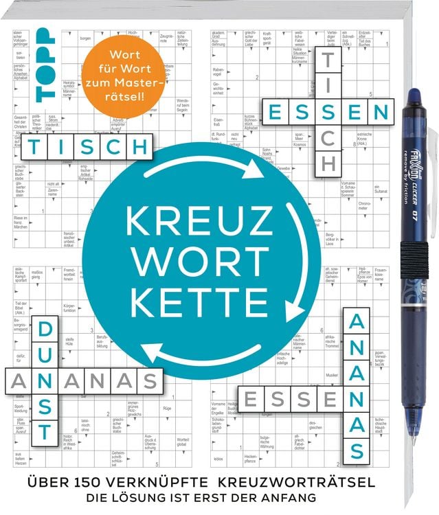 Die Kreuzwortkette – 150 verknüpfte Kreuzworträtsel: Die Lösung ist erst  der Anfang kaufen