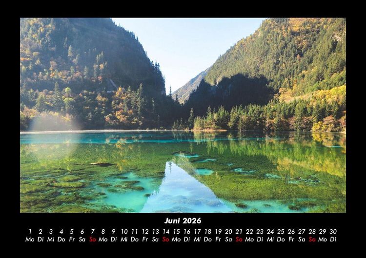 Produktbild: Die Seen der Erde 2026 Fotokalender DIN A3