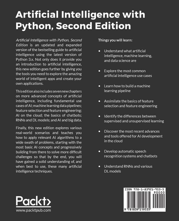 Produktbild: Artificial Intelligence with Python
