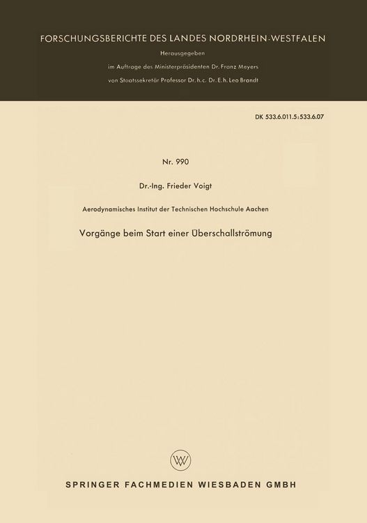 Produktbild: Vorg&auml;nge beim Start einer &Uuml;berschallstr&ouml;mung