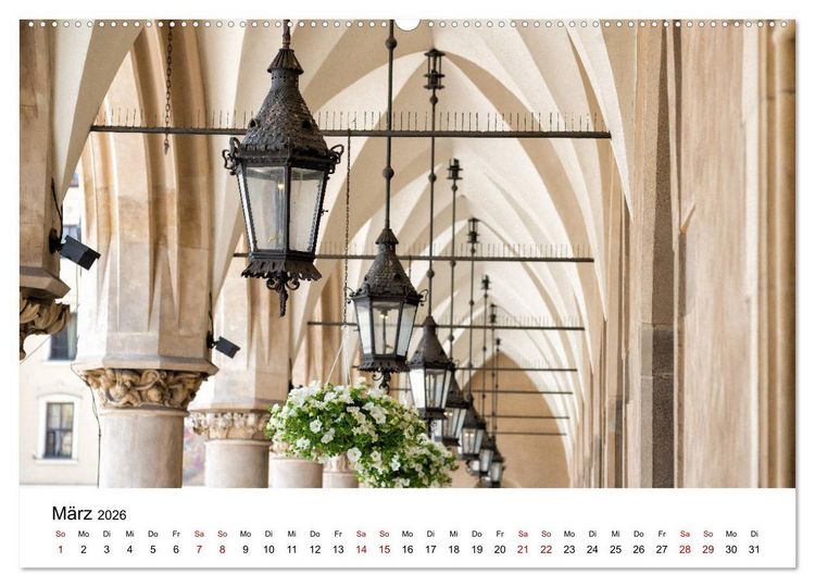 Produktbild: Krakau - die sch&ouml;nste Stadt Polens (hochwertiger Premium Wandkalender 2026 DIN A2 quer), Kunstdruck in Hochglanz