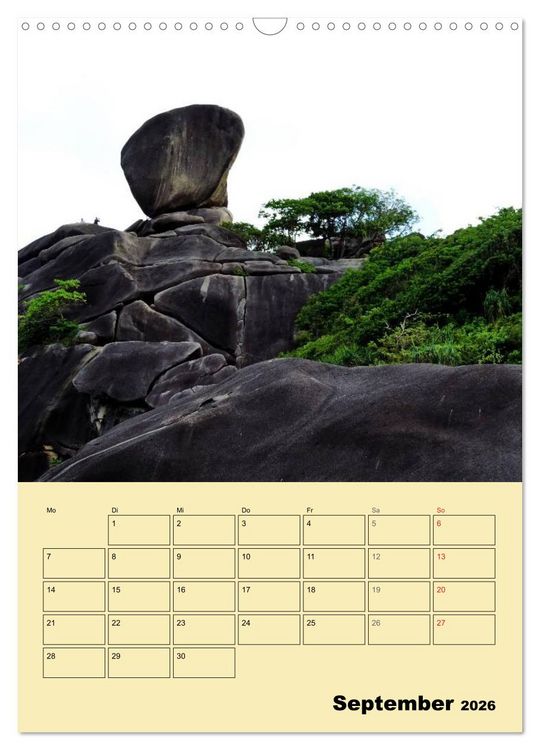 Produktbild: S&uuml;dthailand (Wandkalender 2026 DIN A3 hoch), CALVENDO Monatskalender