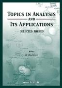 Produktbild: Topics in Analysis and Its Applications, Selected Theses