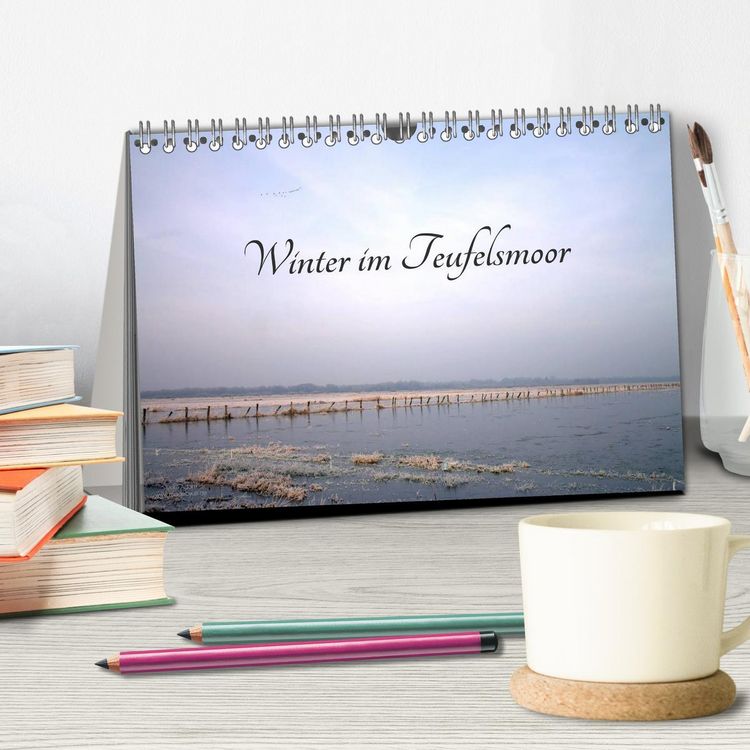Produktbild: Winter im Teufelsmoor (Tischkalender 2026 DIN A5 quer), CALVENDO Monatskalender