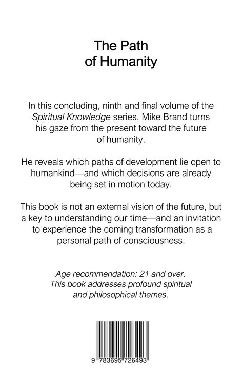 Produktbild: The Path of Humanity