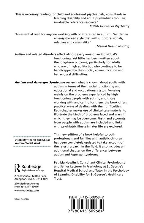 Produktbild: Autism and Asperger Syndrome