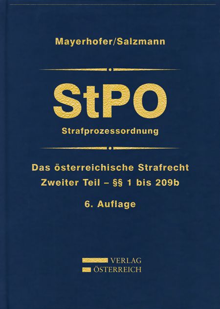 Produktbild: Das &ouml;sterreichische Strafrecht / StPO/Strafprozessordnung