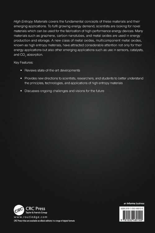 Produktbild: High Entropy Materials