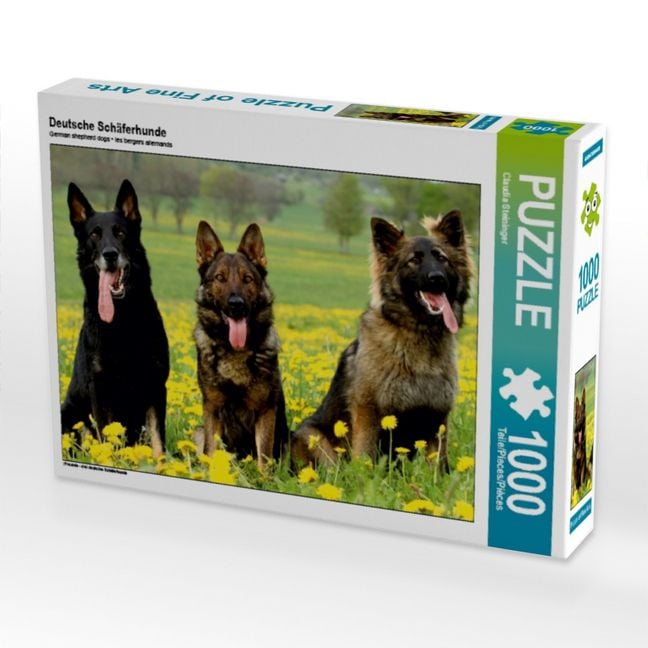 Produktbild: CALVENDO Puzzle Deutsche Sch&auml;ferhunde | 1000 Teile Lege-Gr&ouml;&szlig;e 64x48cm Foto-Puzzle f&uuml;r gl&uuml;ckliche Stunden