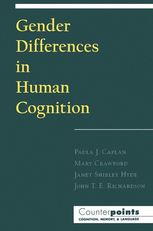 Produktbild: Gender Differences in Human Cognition